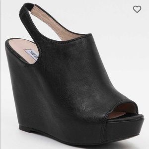 New Steve Madden Wedges - Blassst Black sz.7